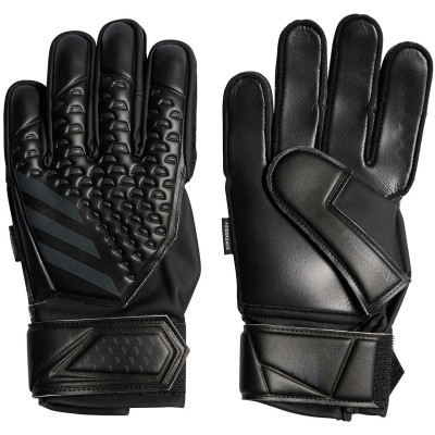 Rękawice bramkarskie adidas Predator Match Fingersave Junior czarne HY4073