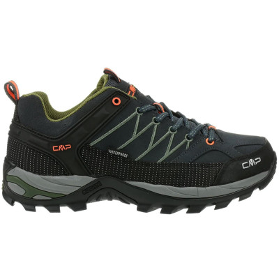 Buty trekkingowe męskie CMP Rigel Low WP szaro-zielone 3Q1324751UG