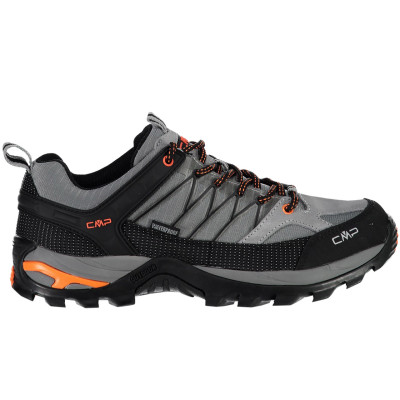 Buty trekkingowe męskie CMP Rigel Low WP szaro-czarno-pomarańczowe 3Q5445775UE