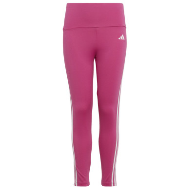 Legginsy dla dzieci adidas Essentials Aerorady 3-Stripes High-Waisted Tights różowe HR5790