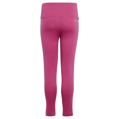 Legginsy dla dzieci adidas Essentials Aerorady 3-Stripes High-Waisted Tights różowe HR5790