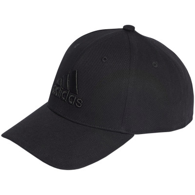 Czapka z daszkiem młodzieżowa adidas Big Tonal Logo Baseball OSFY czarna HZ3045