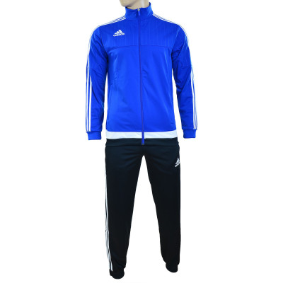 DRES adidas TIRO 15 PES SUIT TRENINGOWY niebiesko/czarny /S22291