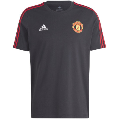 Koszulka męska adidas Manchester United DNA 3-Stripes czarna IA8517