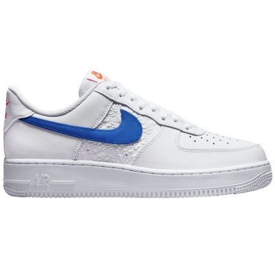 Buty męskie Nike Air Force 1 '07 biało-niebieskie FD0667 100