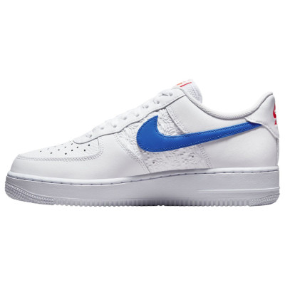 Buty męskie Nike Air Force 1 '07 biało-niebieskie FD0667 100