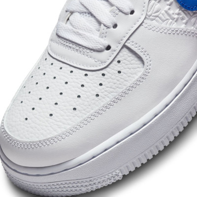 Buty męskie Nike Air Force 1 '07 biało-niebieskie FD0667 100