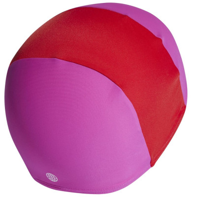 Czepek dla dzieci adidas Fabric Swim Cap różowy HA7331