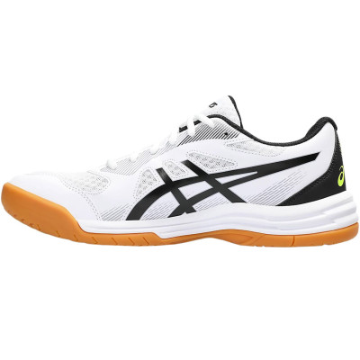 Buty męskie do siatkówki Asics Upcourt 5 biało-czarne 1071A086 103