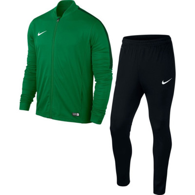 Dres dla dzieci Nike Academy 16 Knit Tracksuit JUNIOR zielono-czarny 808760 302