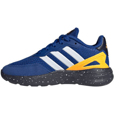 Buty dla dzieci adidas Nebzed Lifestyle Lace Running niebieskie ID2456