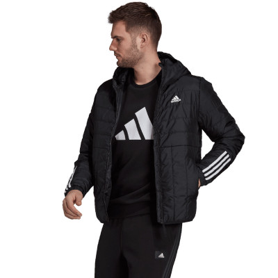 Kurtka męska adidas Itavic 3-Stripes Light Hooded czarna GT1681