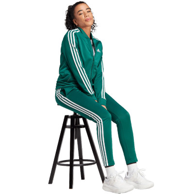 Dres damski adidas Essentials 3-Stripes zielony IJ8785