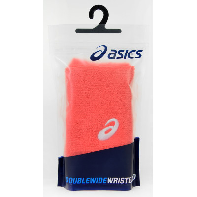 FROTKA NA RĘKĘ ASICS DOUBLE WRISTBAND UNI czerwona /2szt/ 592522 0552