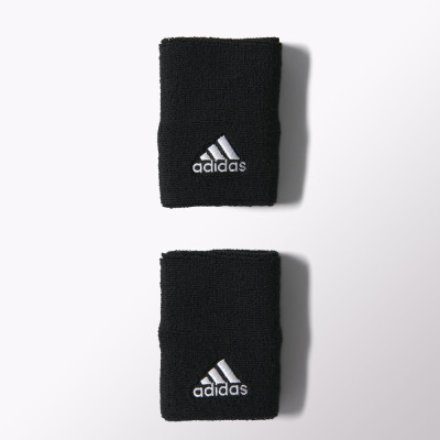 FROTKA NA RĘKĘ adidas TENNIS WRISTBAND L czarna OSFM /2szt/ /S22010