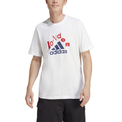 Koszulka męska adidas Graphic Tee biała IW0110