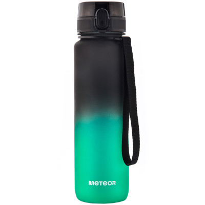 Bidon Meteor 1000 ml czarno-zielony 10106