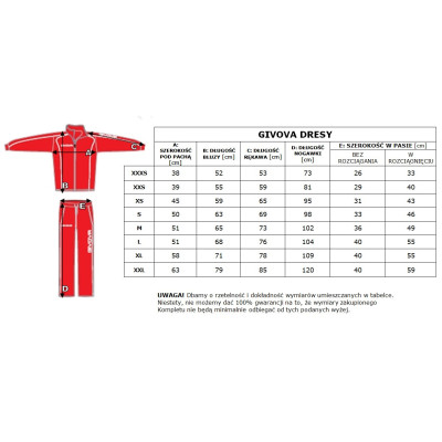 GIVOVA DRES ARGENTINA CZERWONO-CZARNY