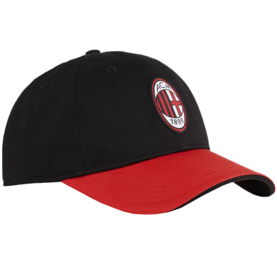 Czapka z daszkiem Puma AC Milan Fan BB czarno-czerwona 025035 02