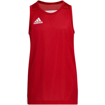 Koszulka dla dzieci adidas 3G Speed Reversible Jersey czerwona DY6622