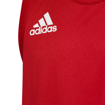 Koszulka dla dzieci adidas 3G Speed Reversible Jersey czerwona DY6622