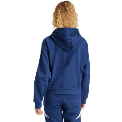 Bluza damska adidas Tiro 24 Hooded granatowa IR7507