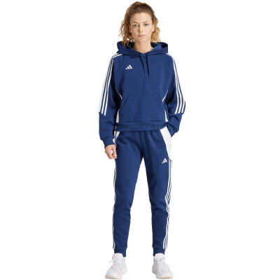 Bluza damska adidas Tiro 24 Hooded granatowa IR7507