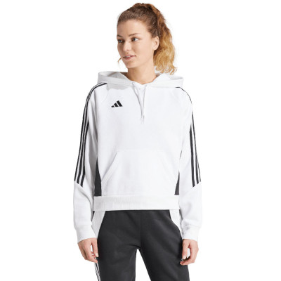 Bluza damska adidas Tiro 24 Hooded biała IR7508