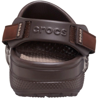 Chodaki męskie Crocs Yukon Vista II LR Clog brązowe 207689 23D