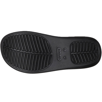 Klapki damskie Crocs Getaway Platform Flip czarne 209410 001