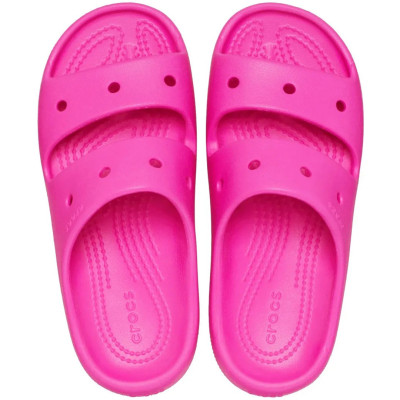 Klapki dla dzieci Crocs Classic Sandal v2 Kids różowe 209421 6UB