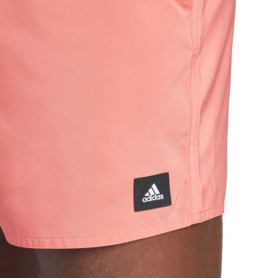 Spodenki kąpielowe męskie adidas Solid CLX Short-Length koralowe IR6223