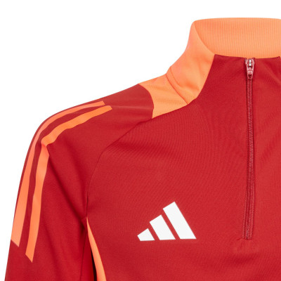 Bluza dla dzieci adidas Tiro 24 Competition Training Top czerwono-pomarańczowa IS1652