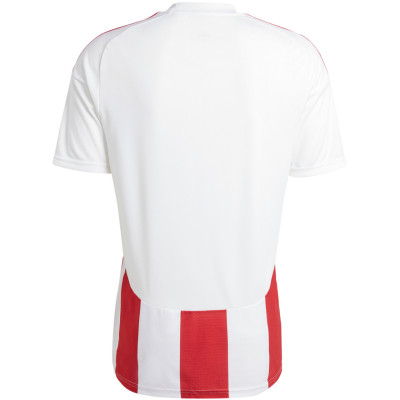 Koszulka męska adidas Striped 24 Jersey biało-czerwona IW2142