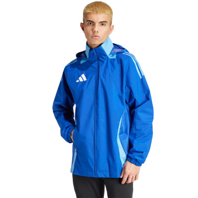 Kurtka męska adidas Tiro 24 Competition All-Weather niebieska IR7561