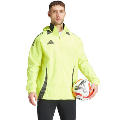 Kurtka męska adidas Tiro 24 Competition All-Weather limonkowa IR9519