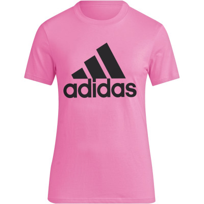 Koszulka damska adidas Loungewear Essentials Logo Tee różowa IR5413