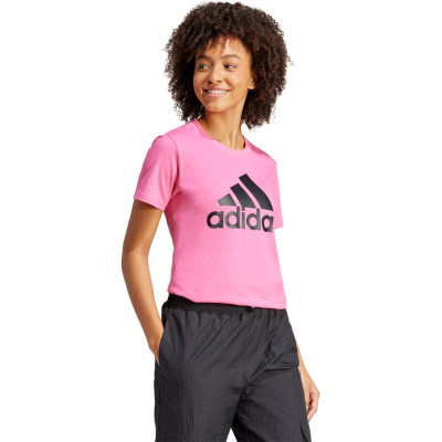 Koszulka damska adidas Loungewear Essentials Logo Tee różowa IR5413