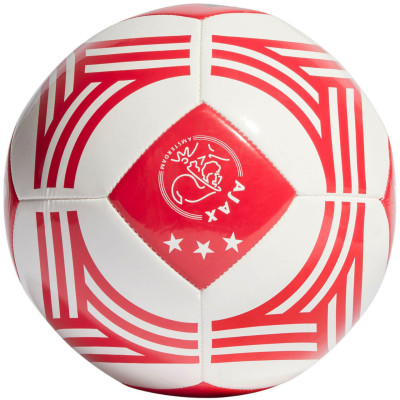 Piłka nożna adidas Ajax Amsterdam Home Club czerwono-biała IP7027