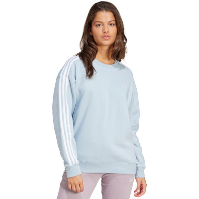 Bluza damska adidas Essentials 3-Stripes jasnoniebieska IR6074