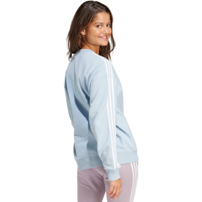 Bluza damska adidas Essentials 3-Stripes jasnoniebieska IR6074