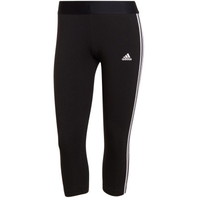 Legginsy damskie adidas Essentials 3-Stripes 3/4 Length czarne HG5880