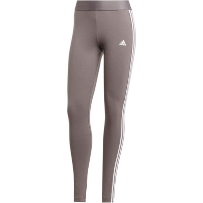 Legginsy damskie adidas Loungewear Essentials 3-Stripes szare IR5350