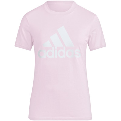 Koszulka damska adidas Loungewear Essentials Logo Tee jasny róż GL0726