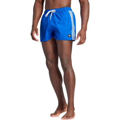 Spodenki kąpielowe męskie adidas 3-Stripes CLX Swim Shorts niebieskie IS2057