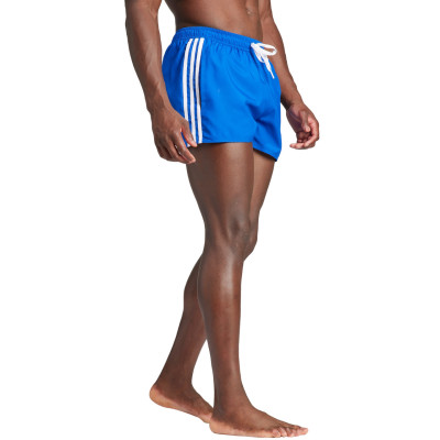 Spodenki kąpielowe męskie adidas 3-Stripes CLX Swim Shorts niebieskie IS2057