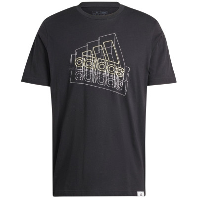 Koszulka męska adidas Tech Bos Graphic Tee czarna IW2635