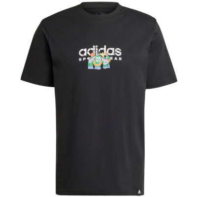 Koszulka męska adidas Codes Linear Graphic czarna IY0729