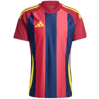 Koszulka męska adidas Striped 24 Jersey bordowo-granatowa IW2149