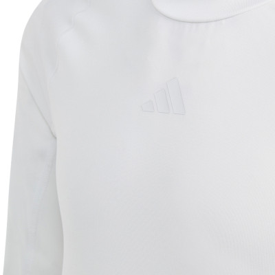 Koszulka dla dzieci adidas Techfit Aeroready Long Sleeve Tee biała IA1214